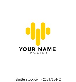 abstract bull horn head initial letter v logo icon design vector illustration background