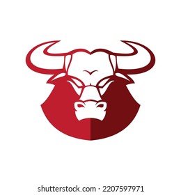 abstract bull logo vector illustrations design icon logo template