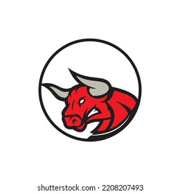 abstract bull logo vector illustrations design icon logo template
