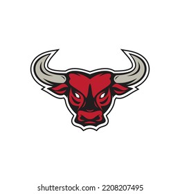 plantilla de logotipo del vector del logotipo de toro abstracto ilustraciones del diseño icono de diseño