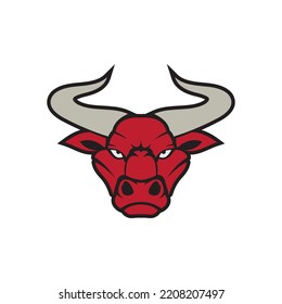 abstract bull logo vector illustrations design icon logo template