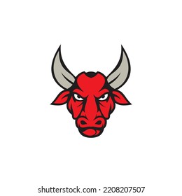 abstract bull logo vector illustrations design icon logo template