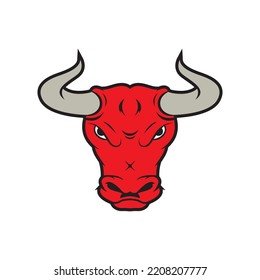 abstract bull logo vector illustrations design icon logo template