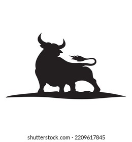 abstract bull logo vector illustrations design icon logo template
