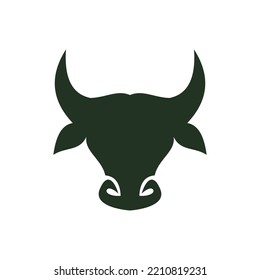 abstract bull logo vector illustrations design icon logo template