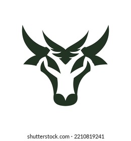 abstract bull logo vector illustrations design icon logo template