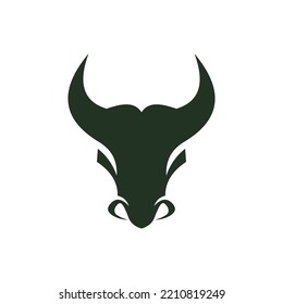 abstract bull logo vector illustrations design icon logo template