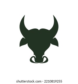 abstract bull logo vector illustrations design icon logo template