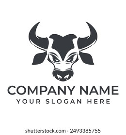 abstract bull logo vector illustrations design icon logo template