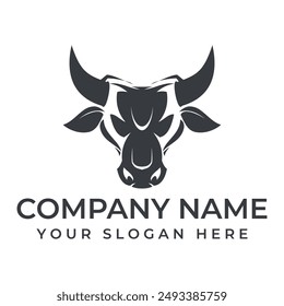 abstract bull logo vector illustrations design icon logo template