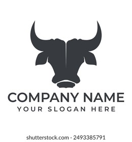abstract bull logo vector illustrations design icon logo template