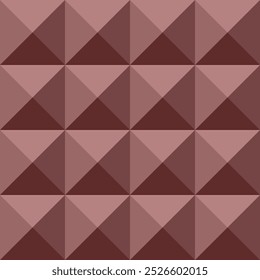 Abstractas fondo borgoña de cuadrados y triángulos. Ilustración vectorial