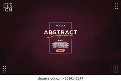 abstract burgundy background with wavy lines effect and smooth gradient