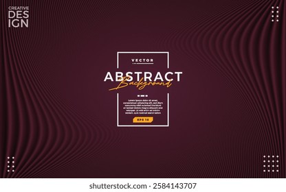 abstract burgundy background with wavy lines effect and smooth gradient