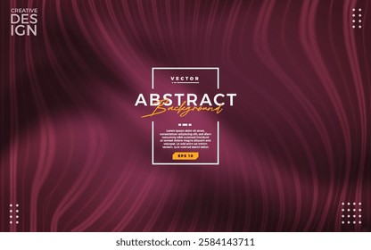 abstract burgundy background with wavy lines effect and smooth gradient