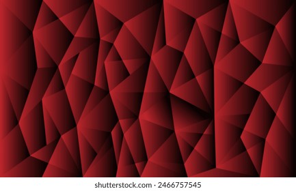 Abstract burgundy geometric mosaic background. Vector illustration