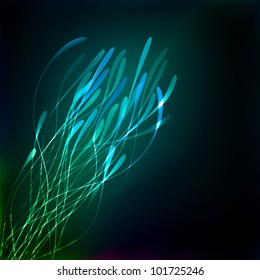 Abstract burn waveform. And also includes EPS 8 vector