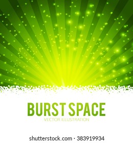 Abstract Burst Background. Rays Circle Design. Vector illustration