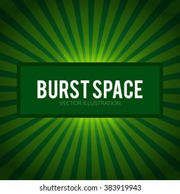 Abstract Burst Background. Rays Circle Design. Vector illustration
