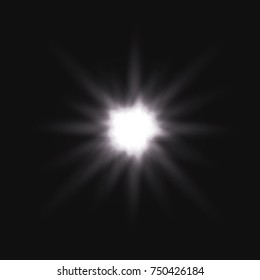 Abstract burst background, rays of light