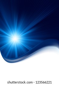 Abstract burst card Template. EPS 8 vector file included