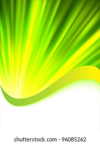 Abstract burst card Template. EPS 8 vector file included