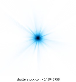 Abstract burst on white, easy edit. EPS 8 vector file included