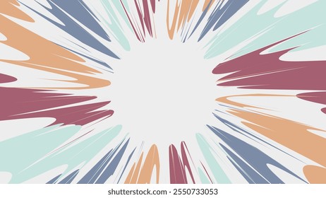 Abstract Burst Pattern – Dynamic Retro Style Design