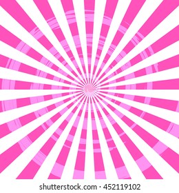 Abstract Burst Ray Background Pink Vector Illustration