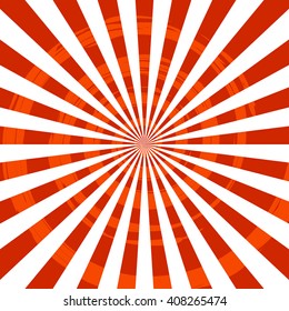 Abstract Burst Ray Background Red Vector Illustration