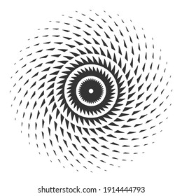 Abstract burst symmetrical circle background. Vector Illustration image. Isolated on white background.