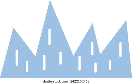 Abstract Bush Plant Vector Illustration
