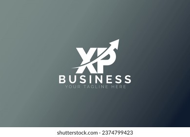 Abstract Business Arrow And Letter X P Logo Template