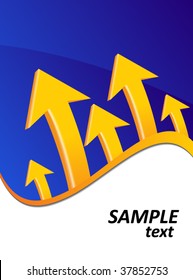 abstract business background with arrows