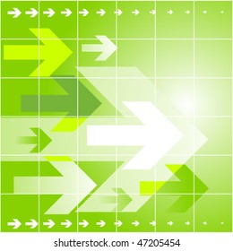 Abstract business background with arrows