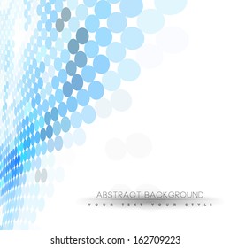 abstract business background with blue dots, minimal concept background