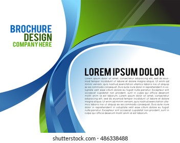 Abstract business background - brochure design or flyer