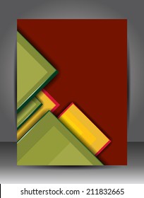Abstract Business Background. Brochure or flyer template.