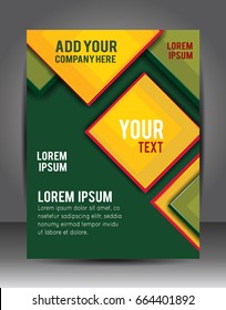 Abstract Business Background. Brochure or flyer template.