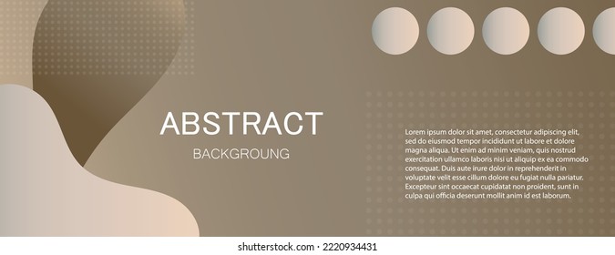 Abstract business background with circles modern elements