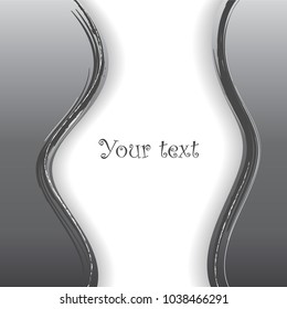 Abstract business background with custom text copy space. Vector illustration. Minimal covers design.