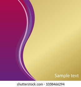 Abstract business background with custom text copy space. Vector illustration. Minimal covers design.