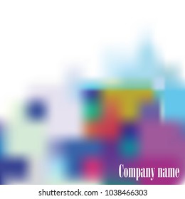 Abstract business background with custom text copy space. Vector illustration. Minimal covers design.