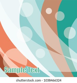 Abstract business background with custom text copy space. Vector illustration. Minimal covers design.