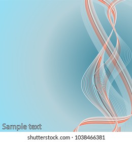 Abstract business background with custom text copy space. Vector illustration. Minimal covers design.
