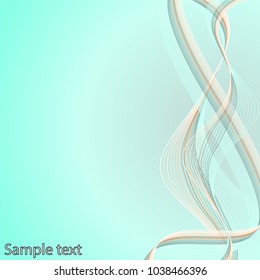 Abstract business background with custom text copy space. Vector illustration. Minimal covers design.