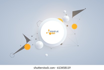 Abstract Business Background Design with Space for Your Text.