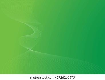 Abstract Business Background with Dynamic Flowing Curves