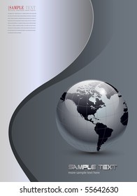 abstract business background elegant grey, vector.