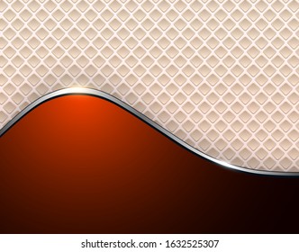 Resumen de fondo de negocio, elegante ilustración de vector marrón plateado.